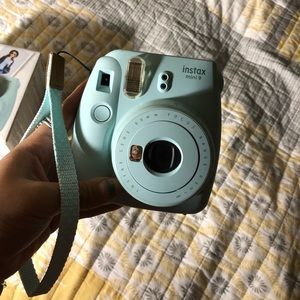 Ice Blue Instax mini 9 Fujifilm Polaroid Camera